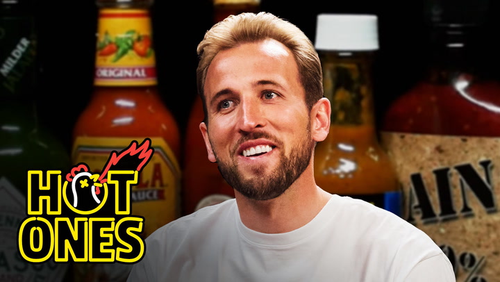 Harry Kane Takes One For the Team While Eating Spicy Wings | Hot Ones